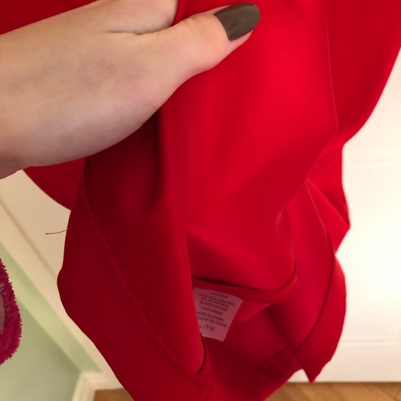 SHEATH DRESS MARIO SERRANI ITALY DRESS Elegant Red Sleeveless Dress - Picture 10 of 11